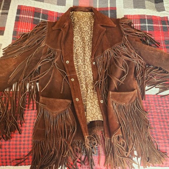 Joo Kay Leather Fringe Jacket - Picture 2 of 6